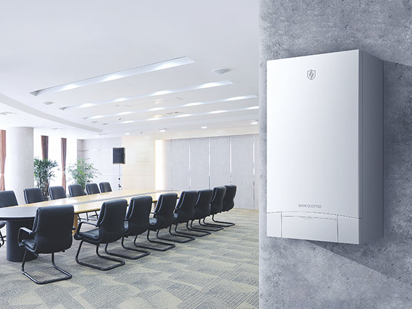 Where should the gas wall mounted furnace be cleaned?