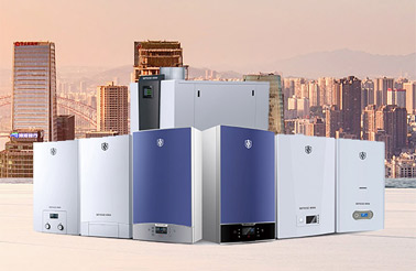 How much space is required for a fully premixed condensing wall-mounted boiler?
